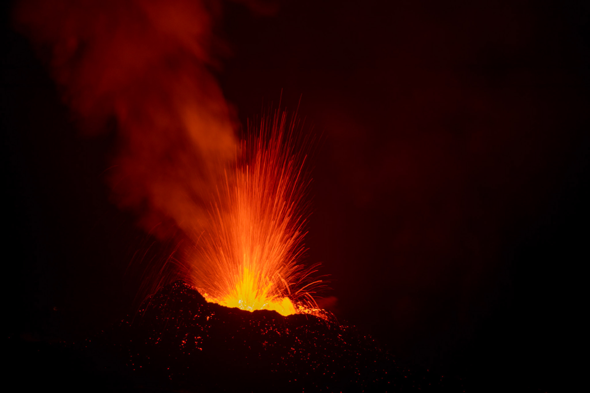 Eruption du Piton de la Fournaise 31/12/2021