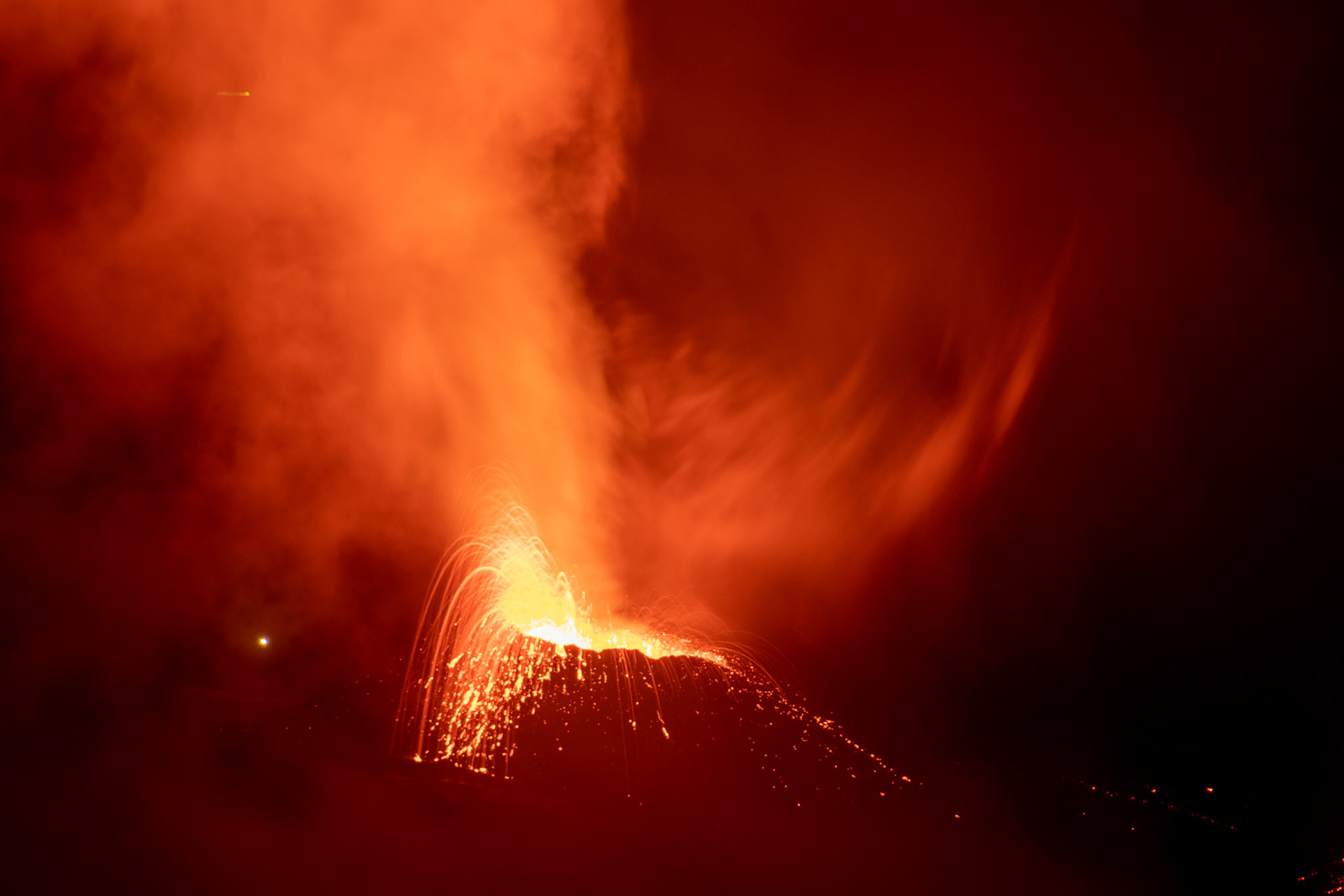 Eruption du Piton de la Fournaise 31/12/2021