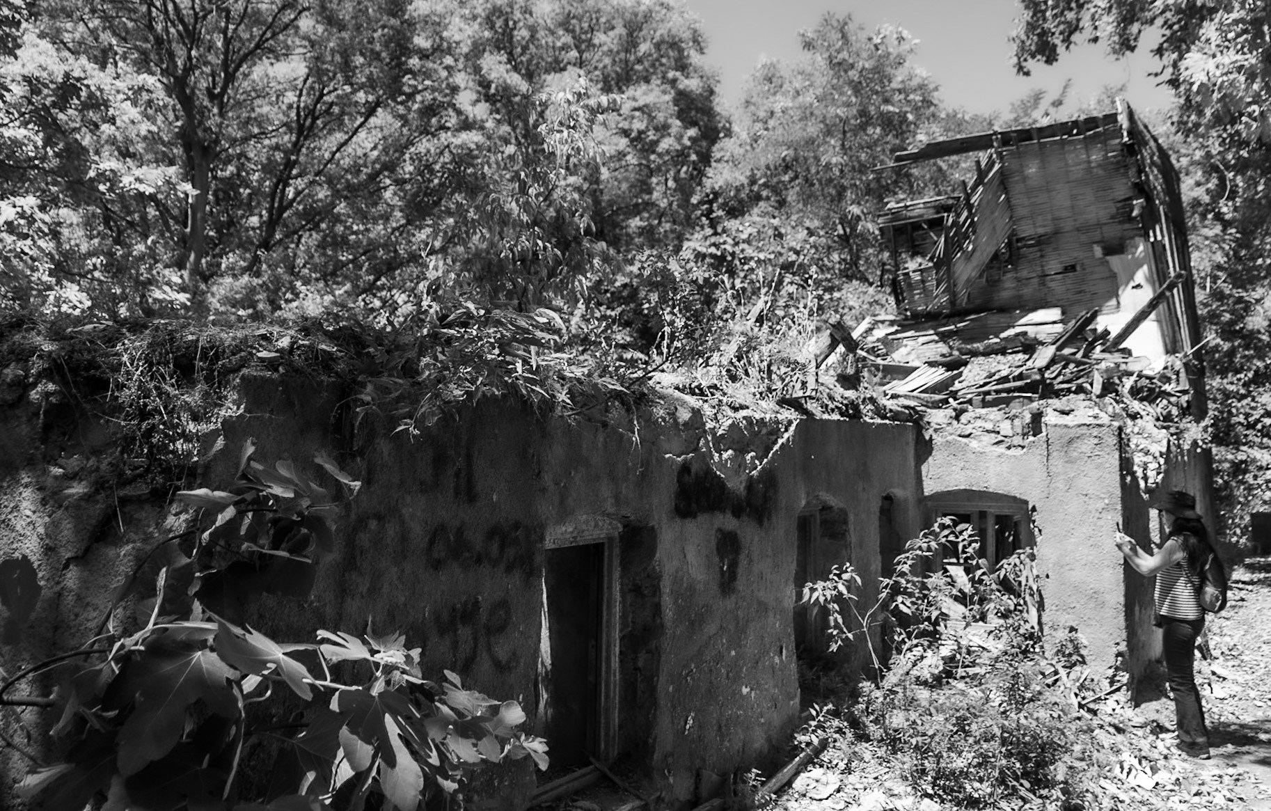 Başıbüyük Ottoman ruined kiosks: view