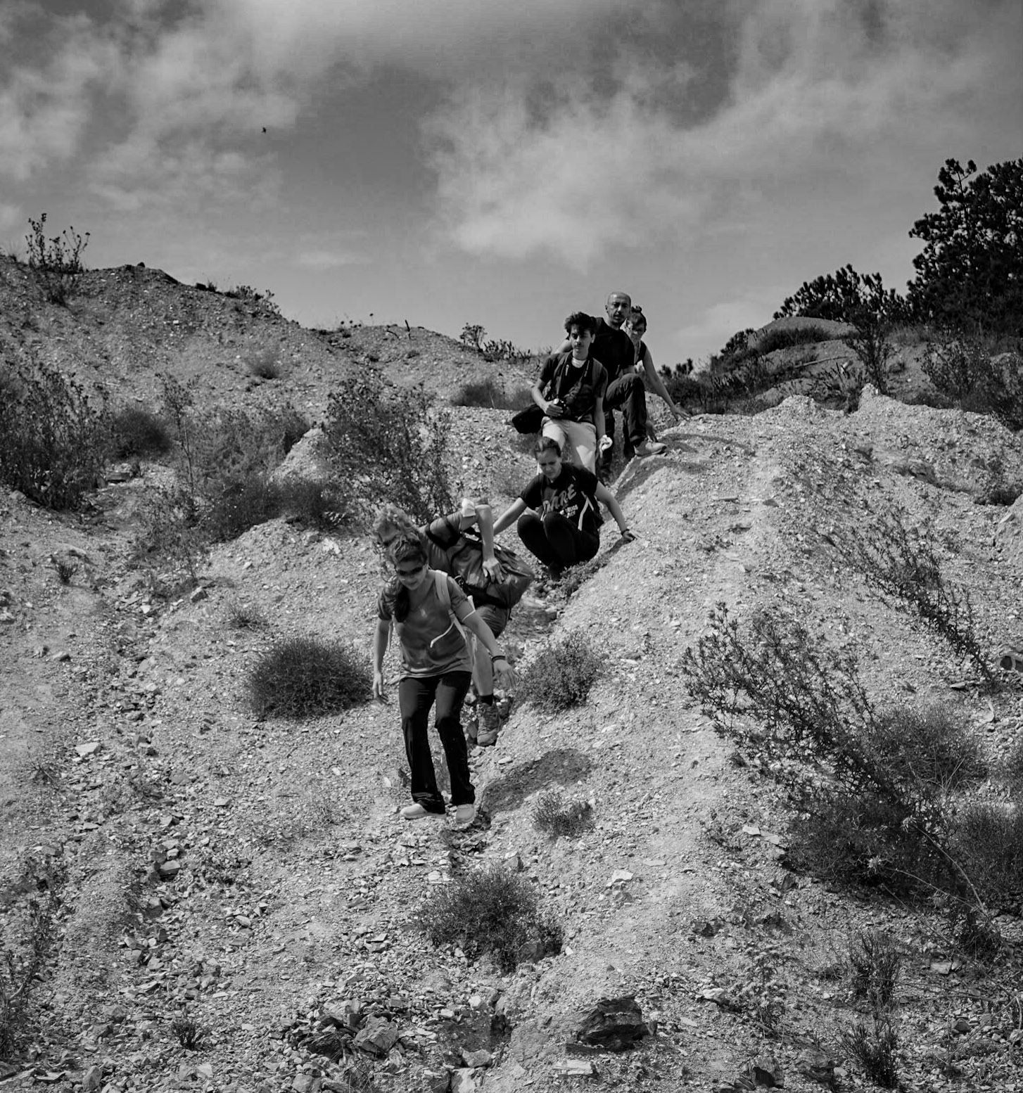 Cebeci: scrambly descent