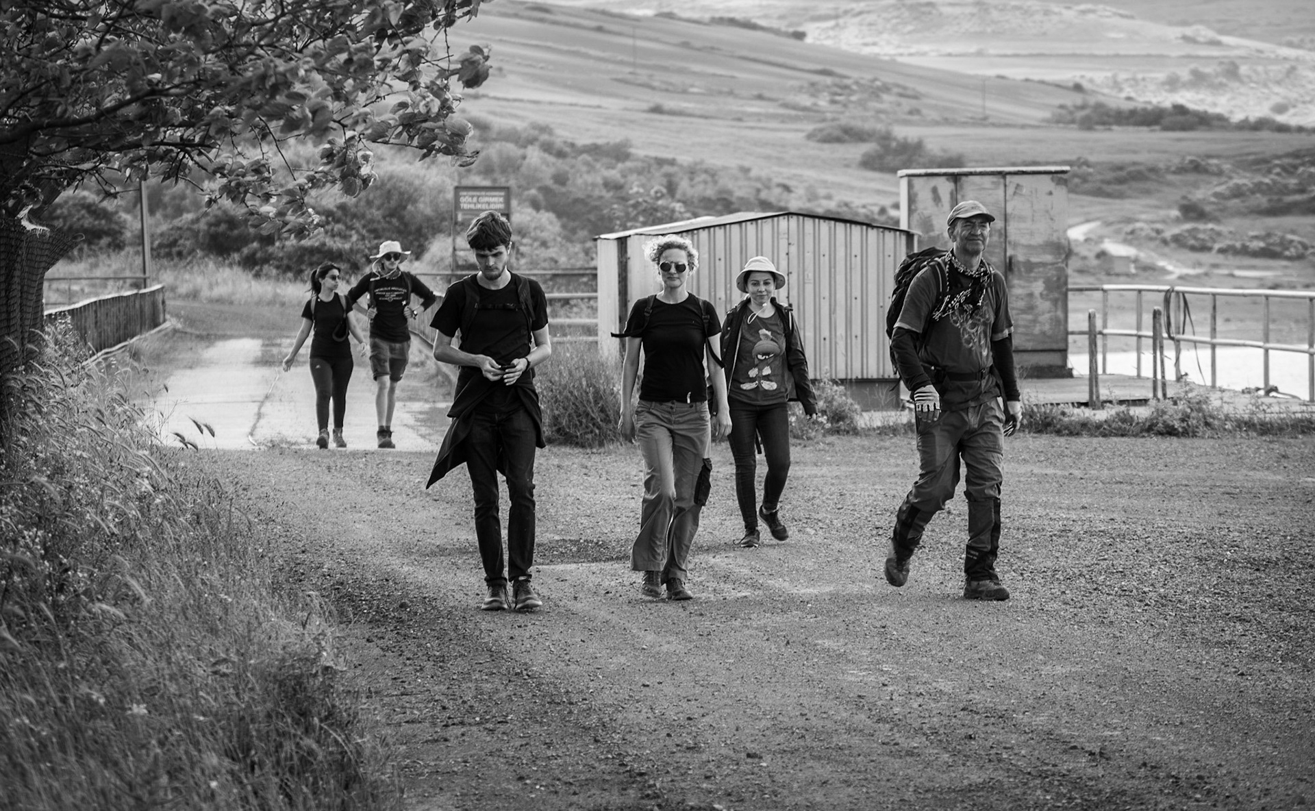 Sazlıdere construction site: heading towards Kayabaşı heath