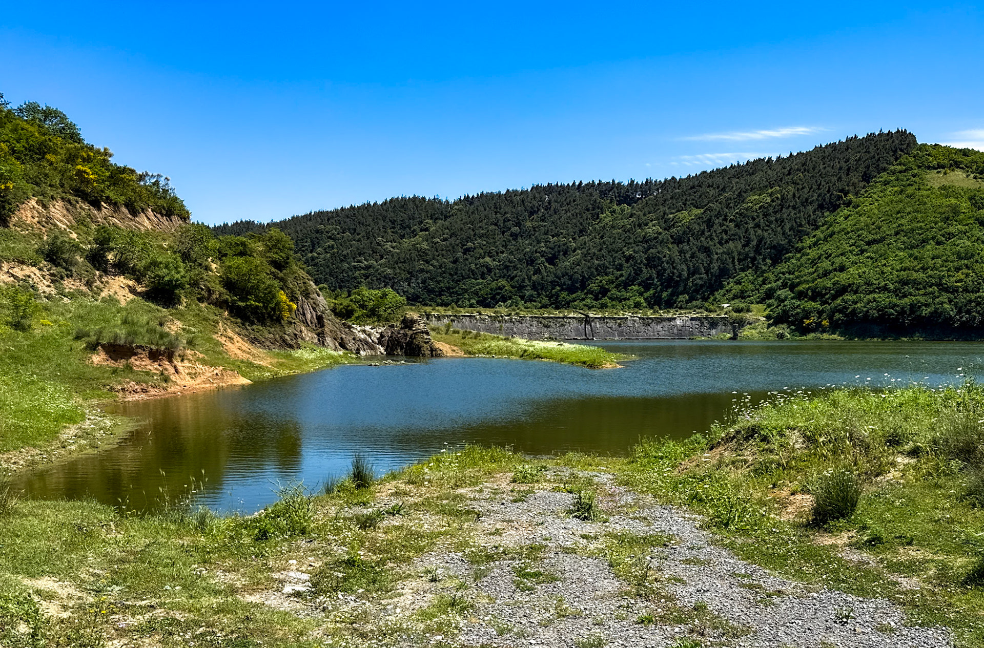 Şamlar Ottoman dam: view from the west