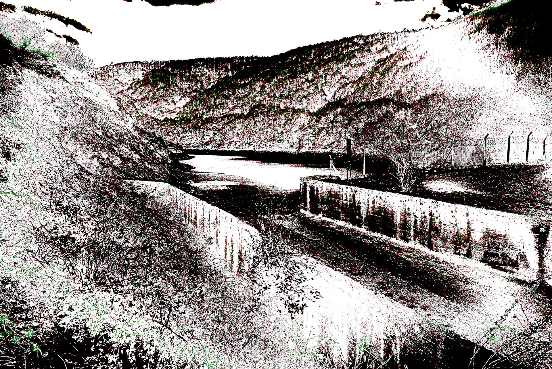 Çanakçı dam and reservoir: view