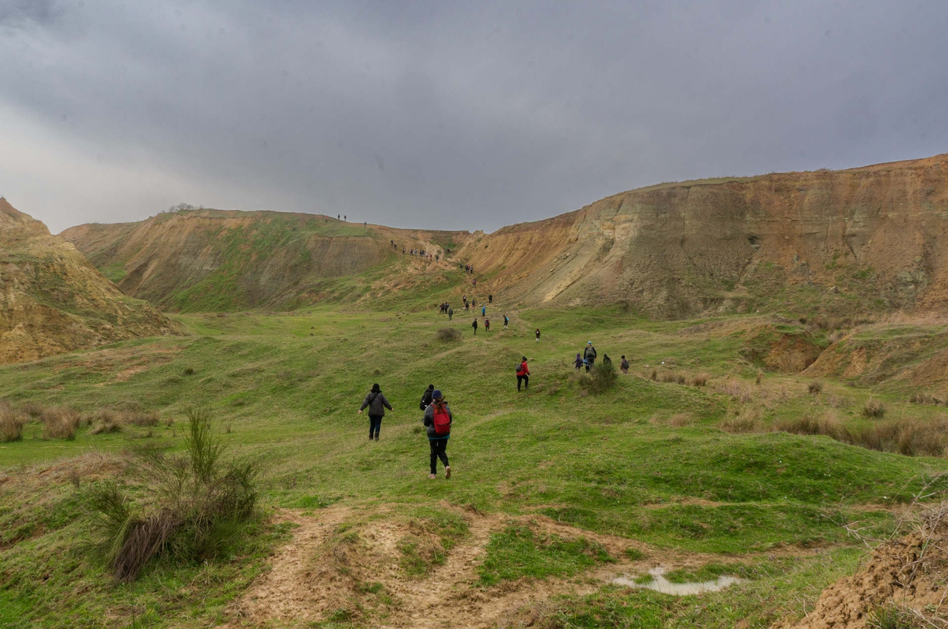 Yeniköy: walking through the abandoned opencast mine-workings