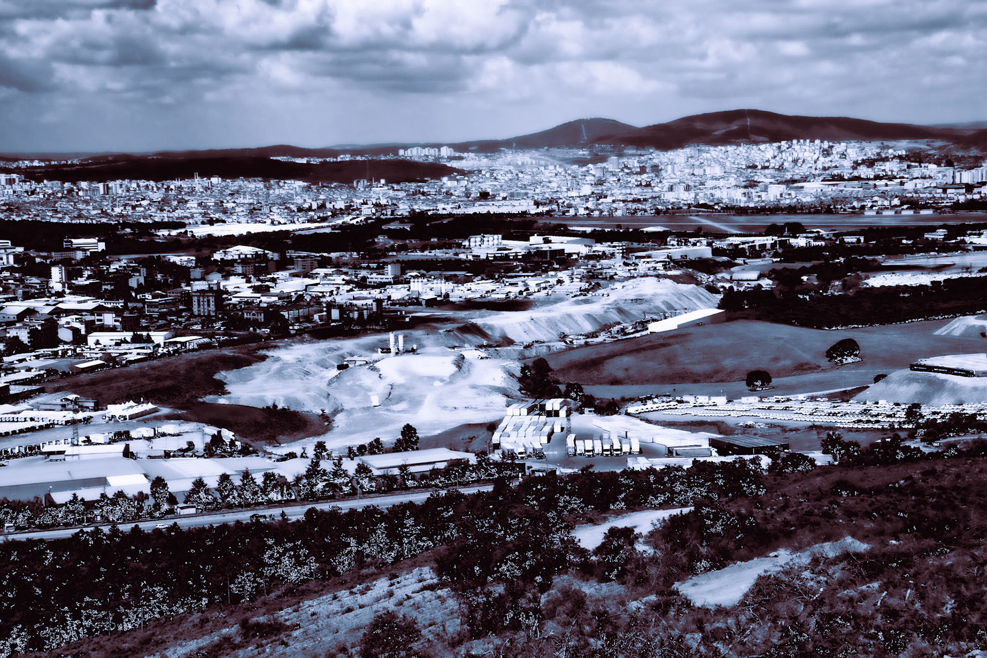 Kayışdaǧ crest: view west