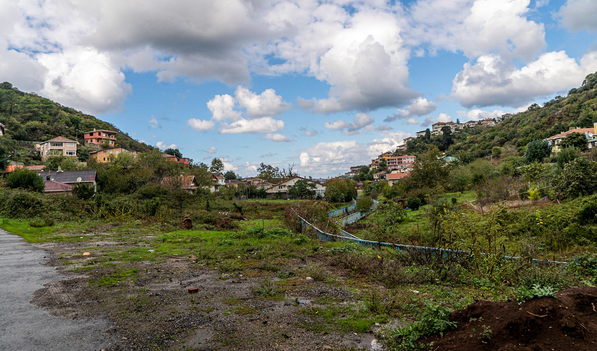 Poyraz from the south: village view