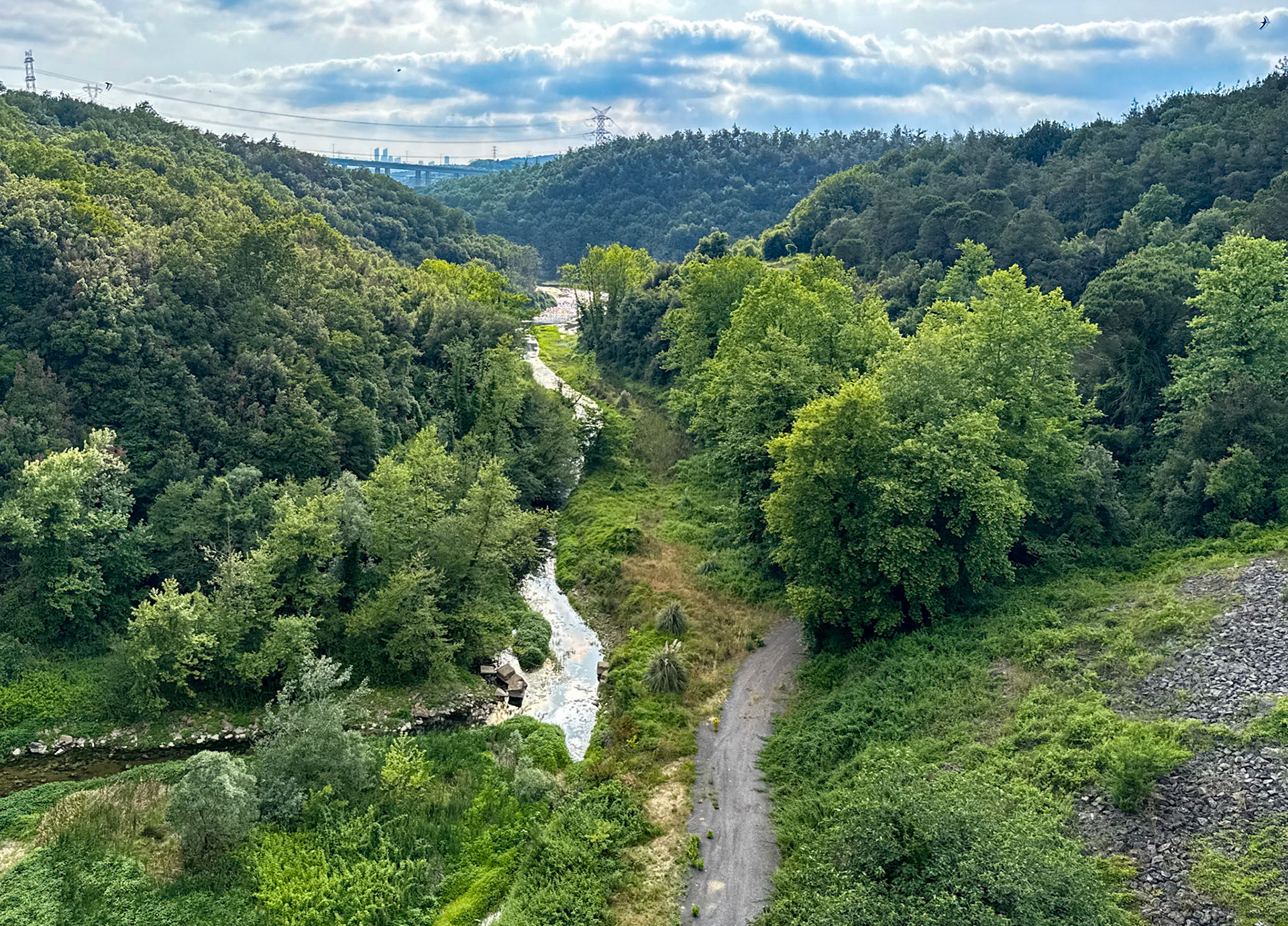 Elmalı 2 dam: view north