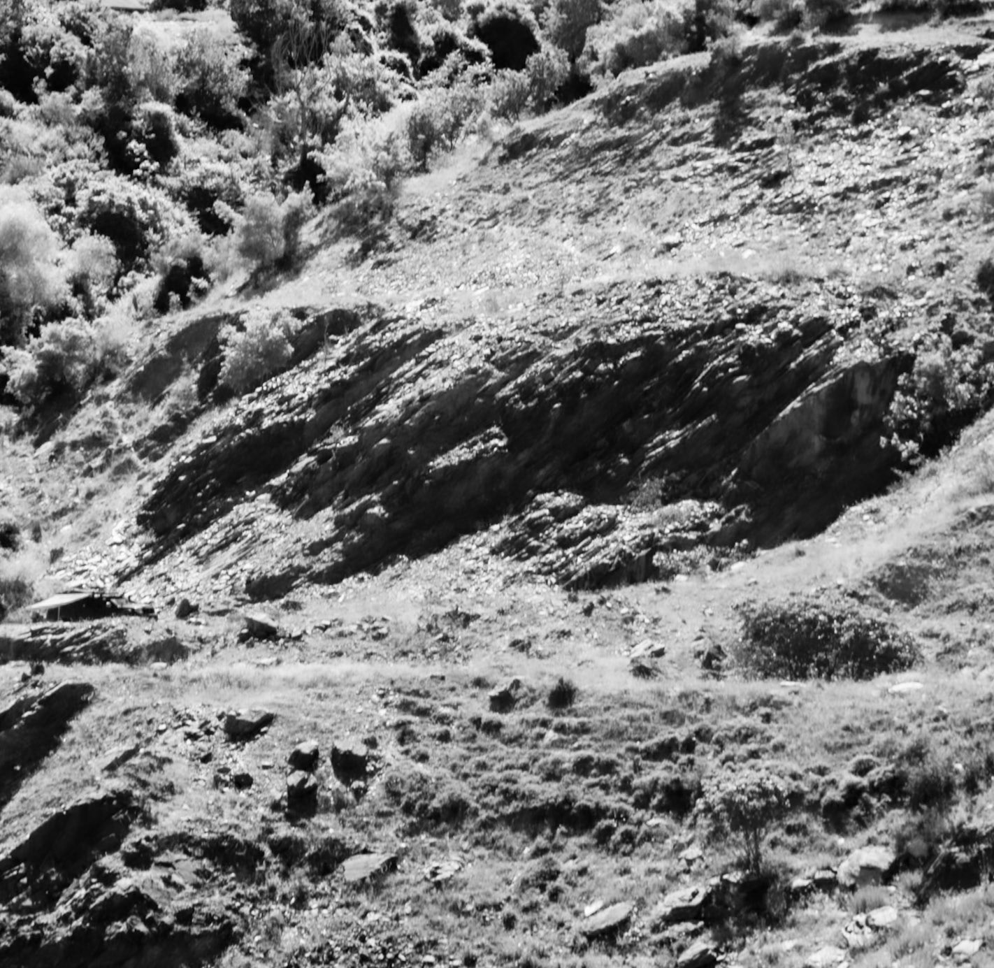 Şamlar gorge: the western side