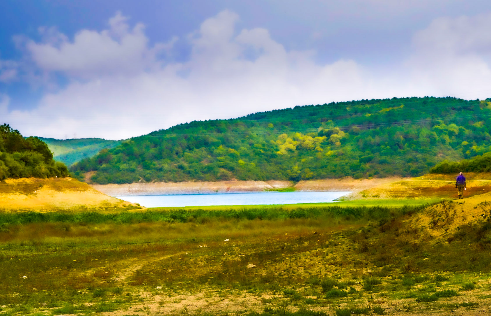 Alibey reservoir: from the west