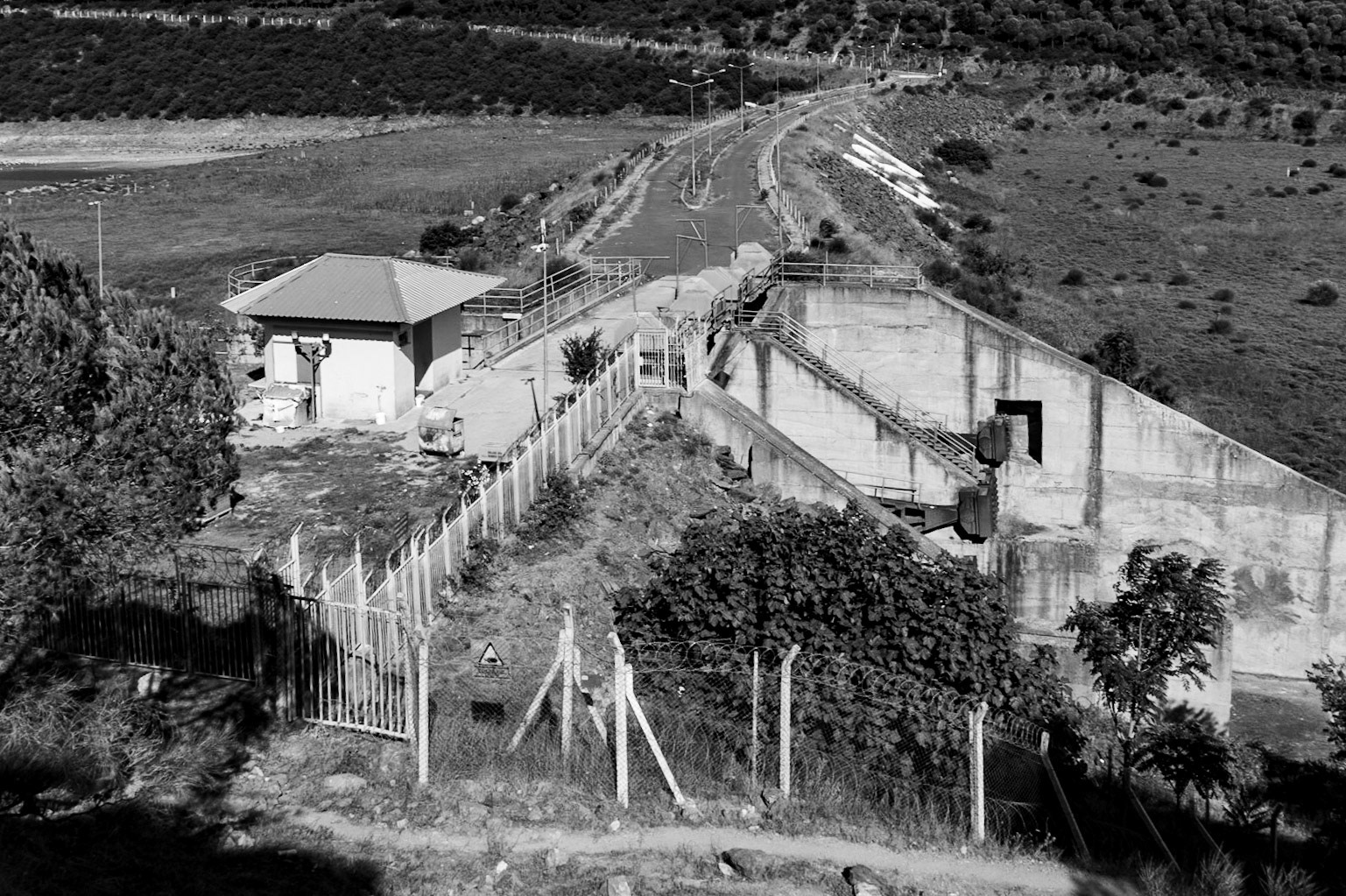Alibey dam: seen from the west