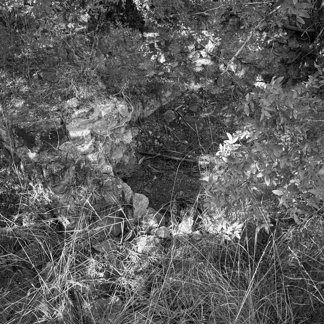 Bathonea south: (supposed) Roman walls