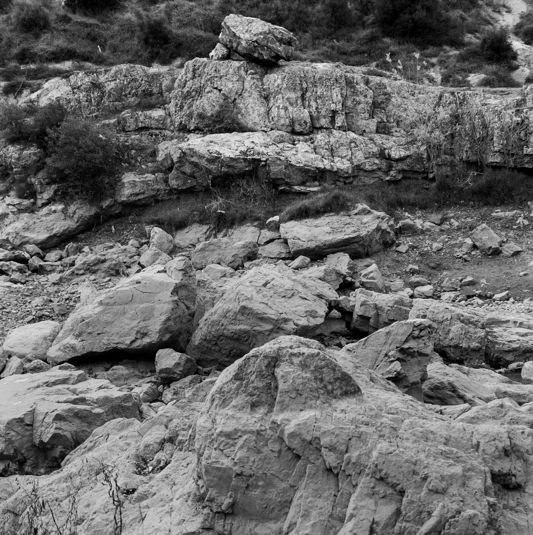 Paşaköy gorge: east of the dam