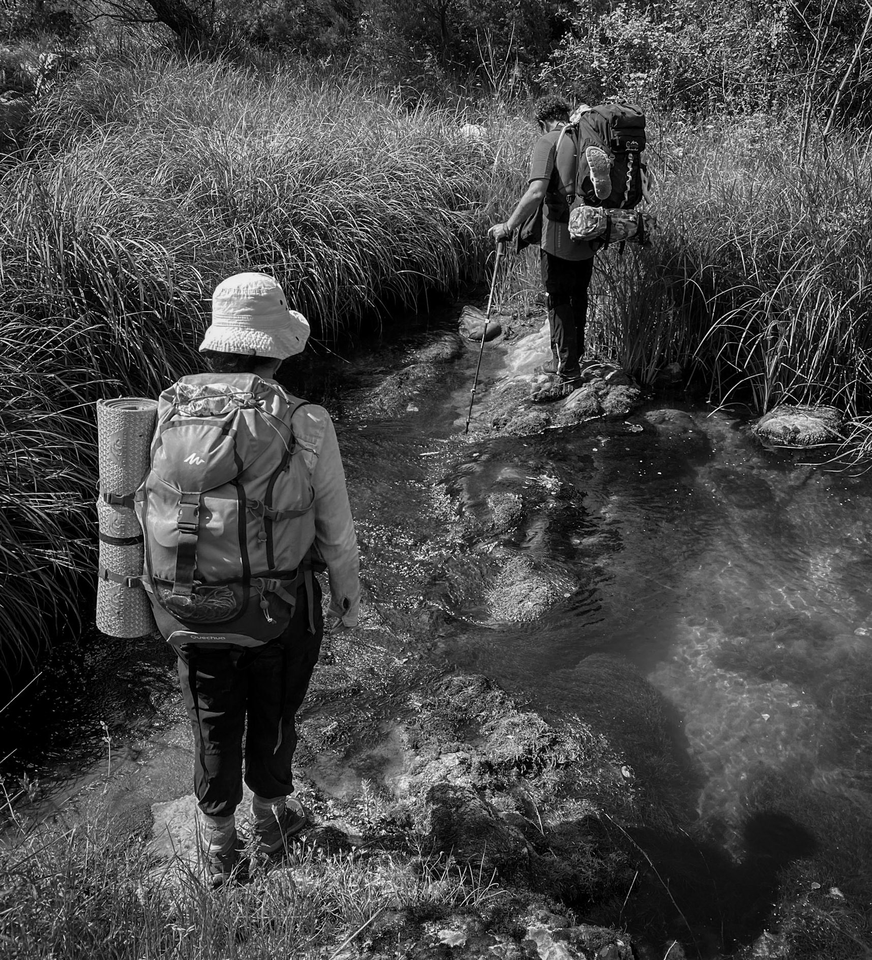 Sığırlık gorge: stream crossing (one of many)