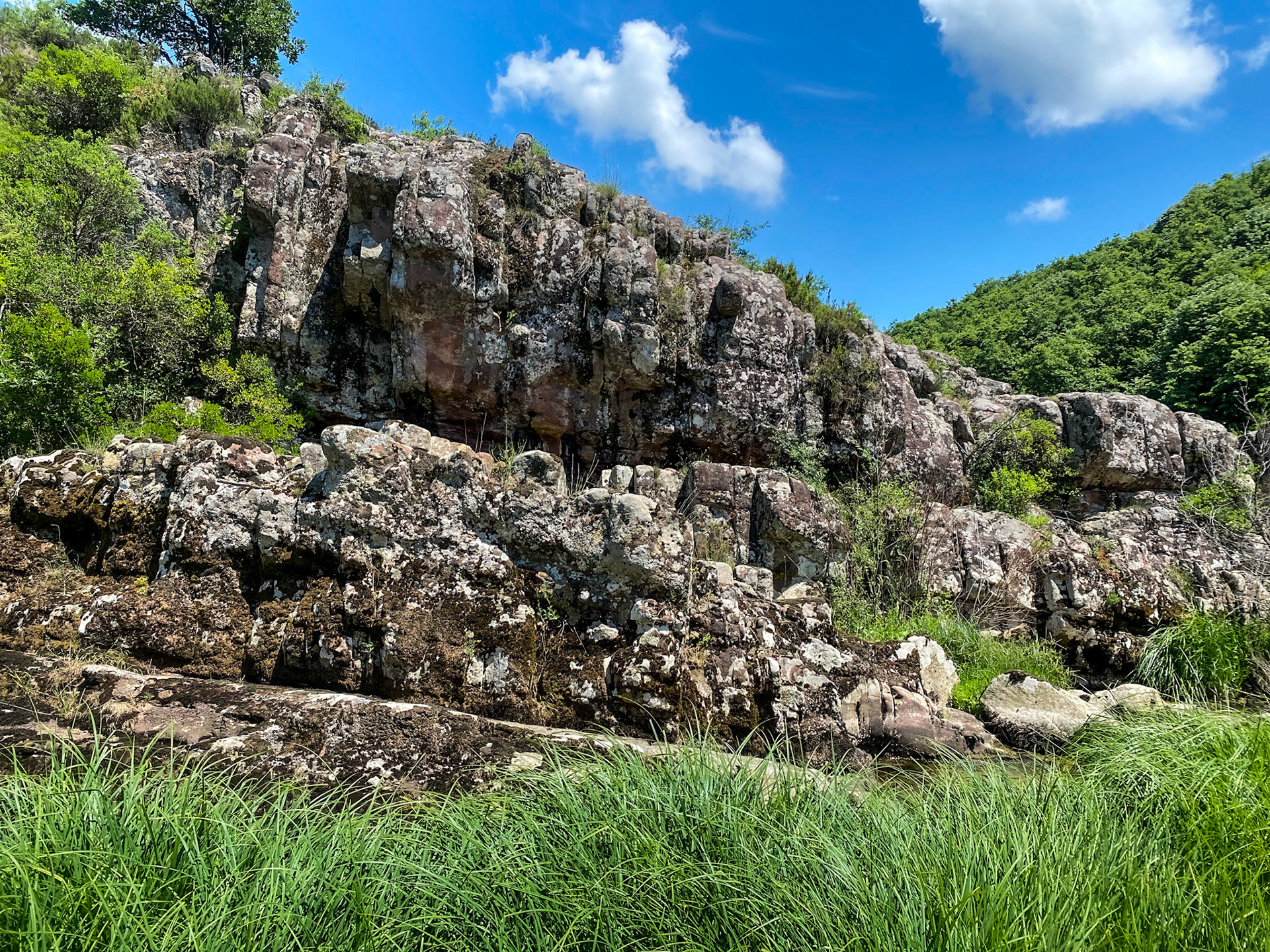 Sığırlık gorge: rockface