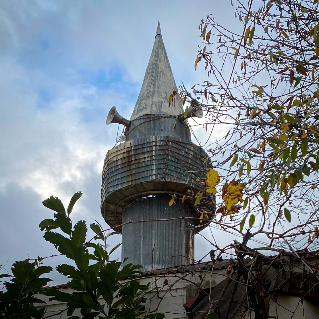 Karatay: the very small mosque made of tin