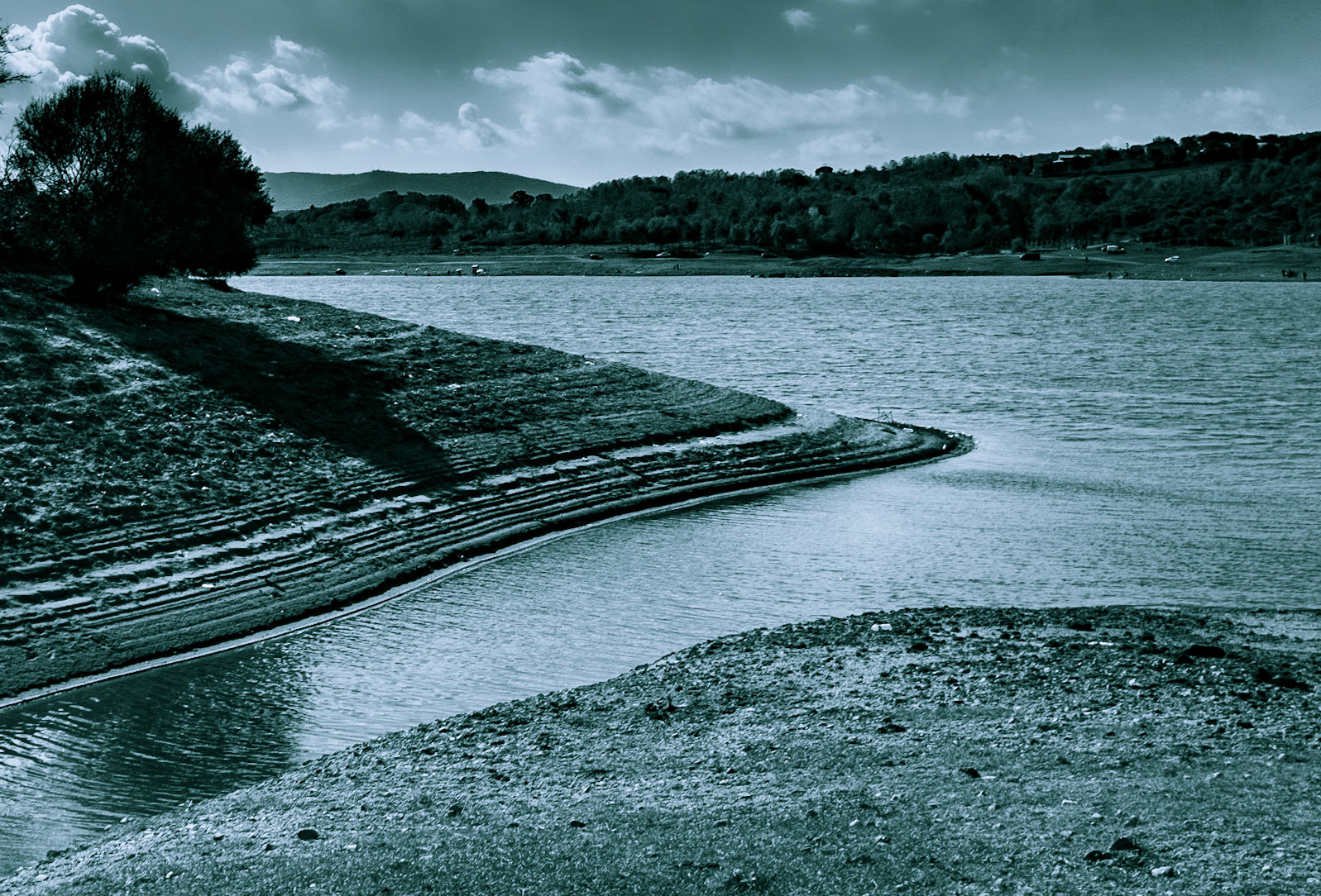 Ömerli reservoir: shorescape