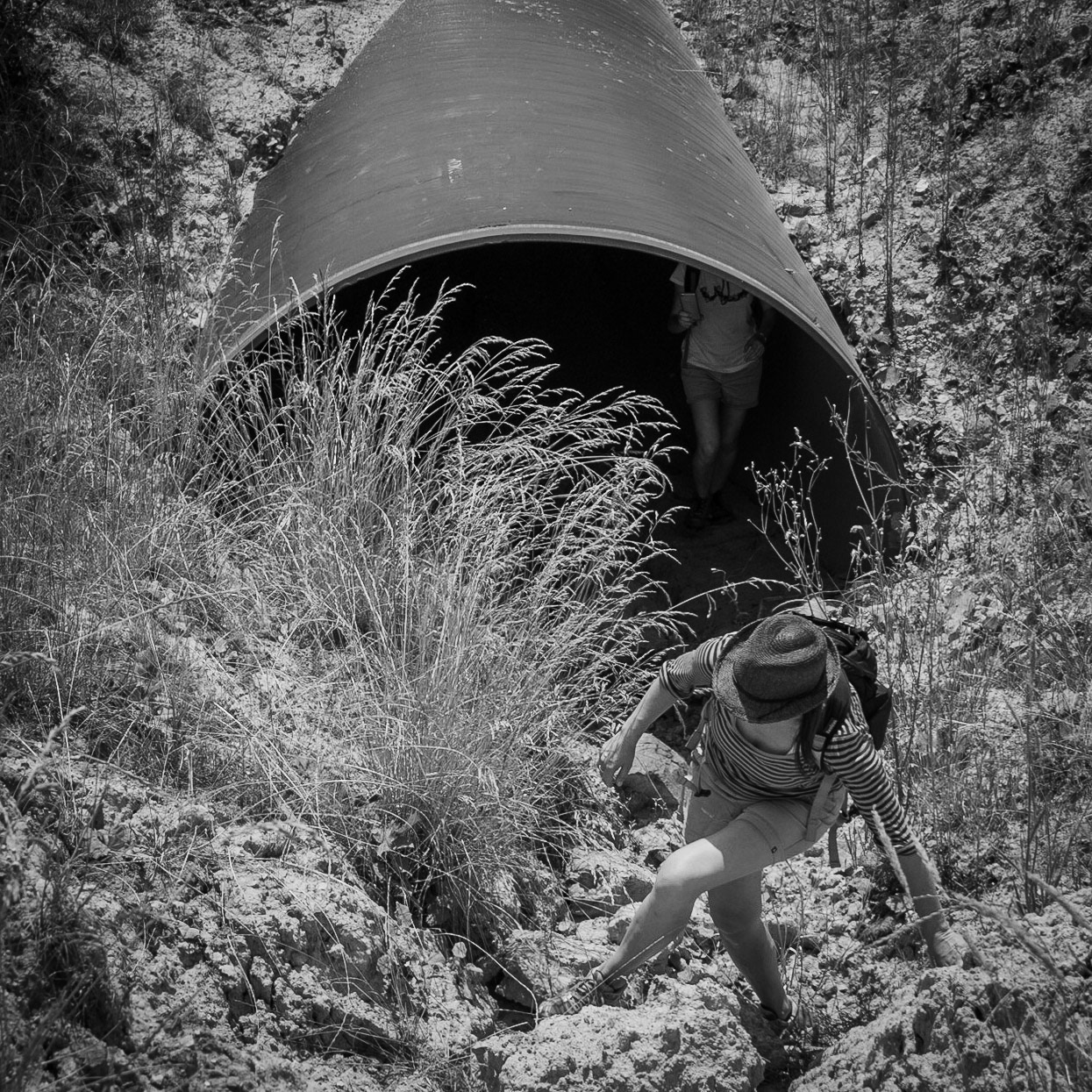 Çayǧız Deresi: the pipe under the motorway