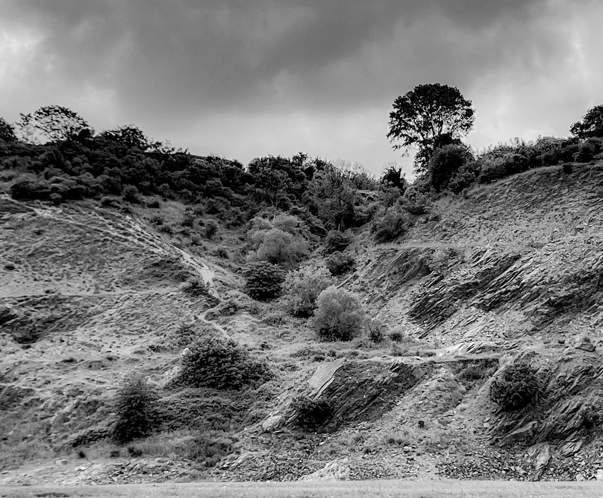 Şamlar gorge: the west side
