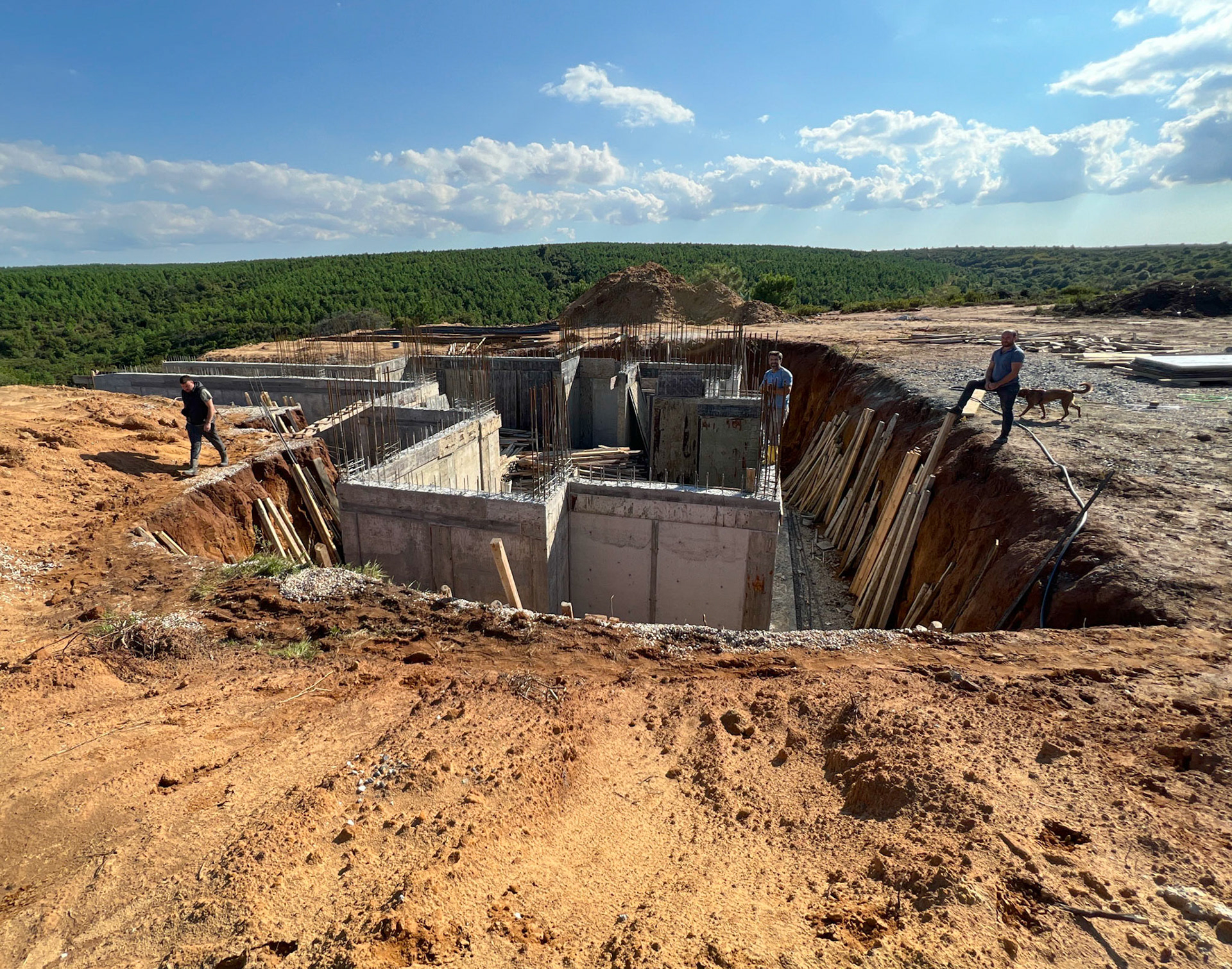 heading west along the line of the Black Sea: villa building
