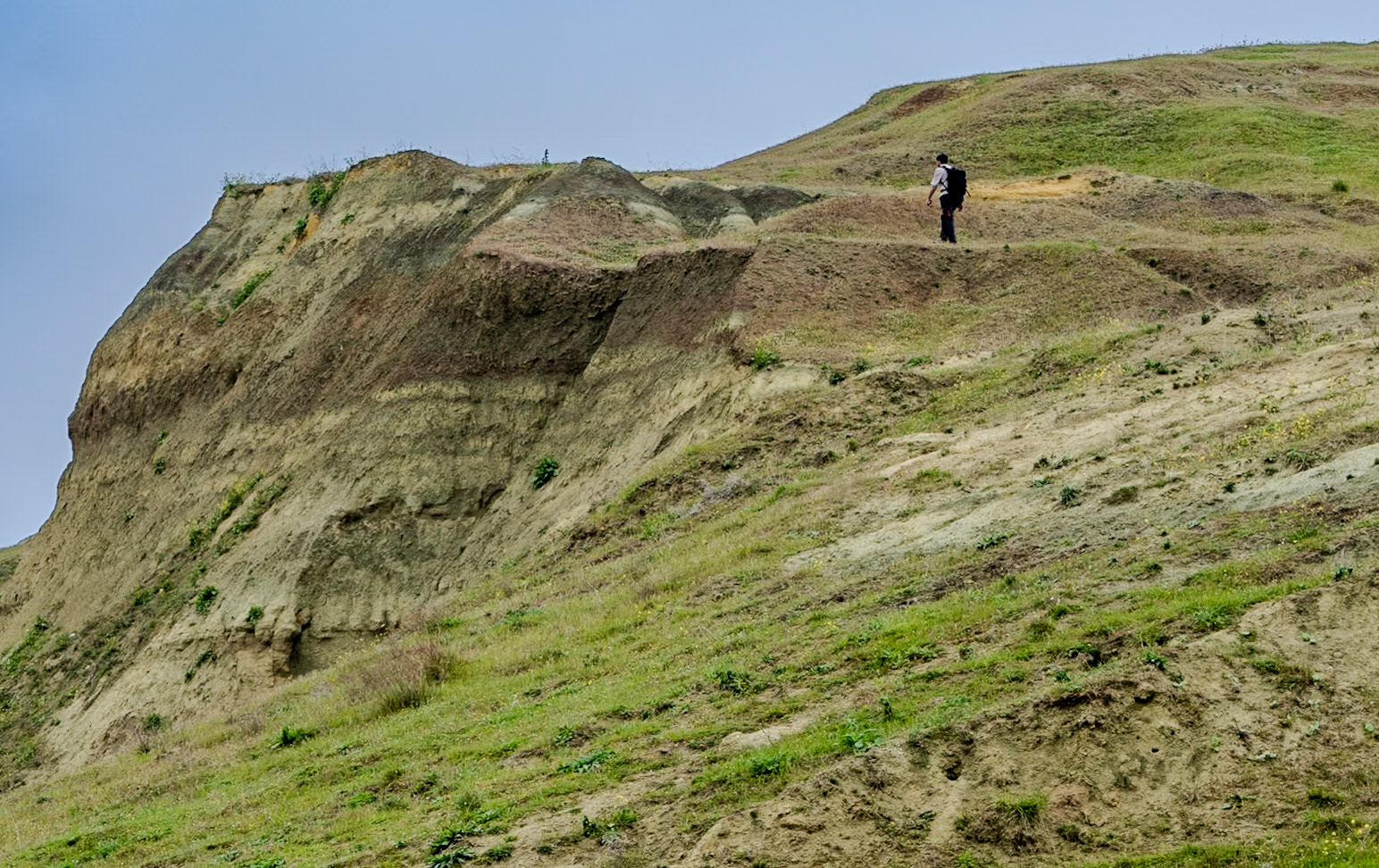 Yeniköy abandoned mineworkings: scarp