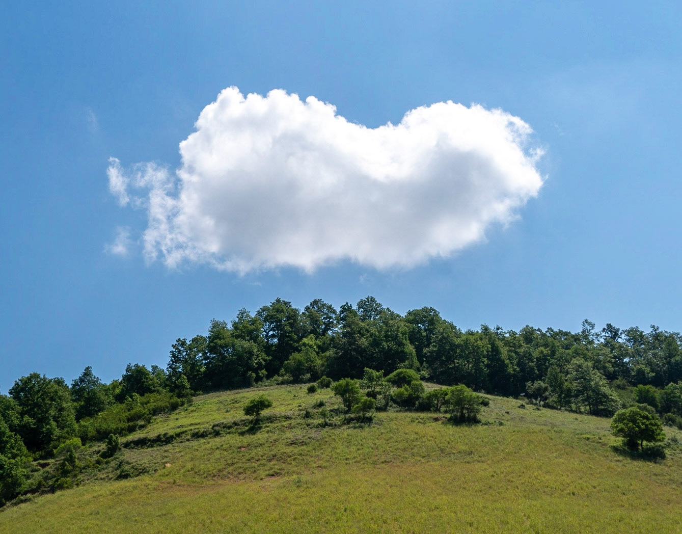 Sarıkavak hill: skyscape