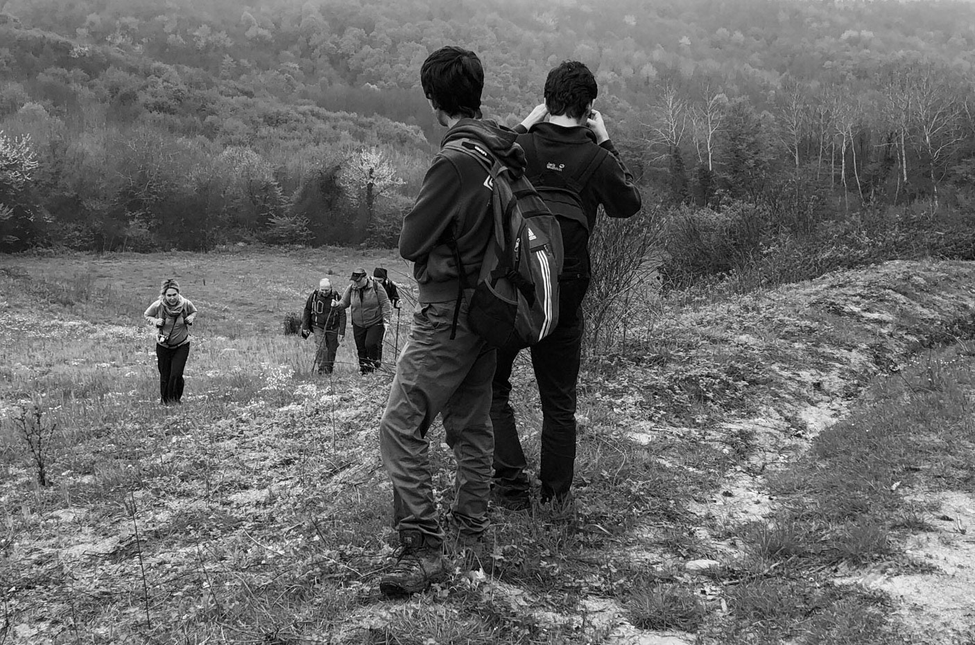 between Bozhane and Kılıçlı Köyü: coming up a slope