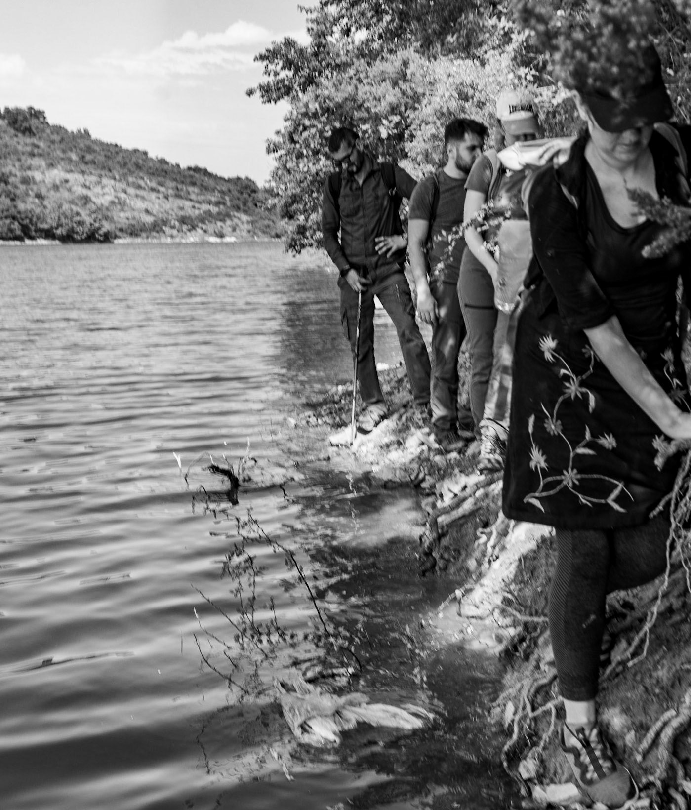 Paşaköy gorge: making our way along the edge