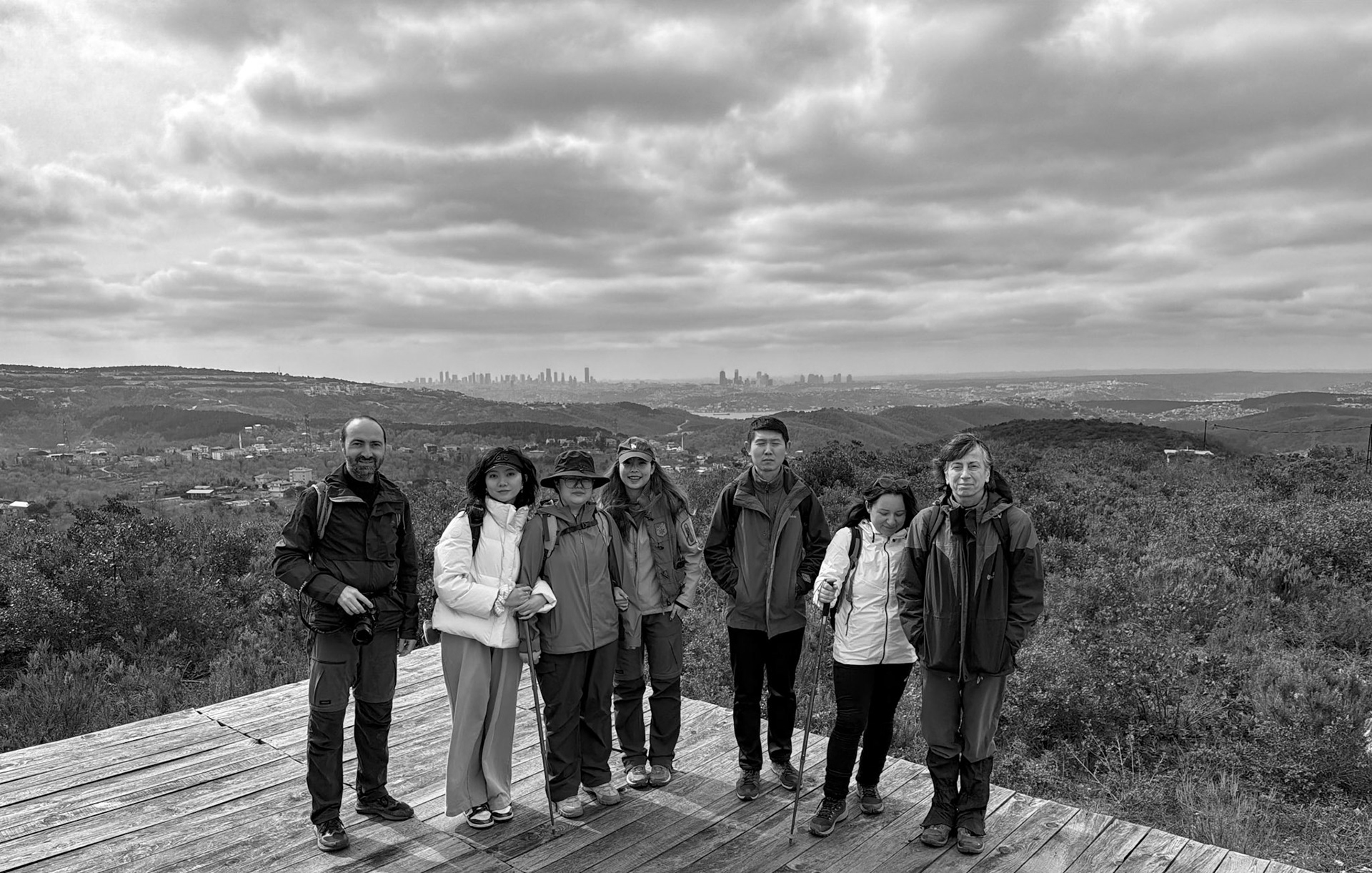 Örnekköy viewpoint: today's group