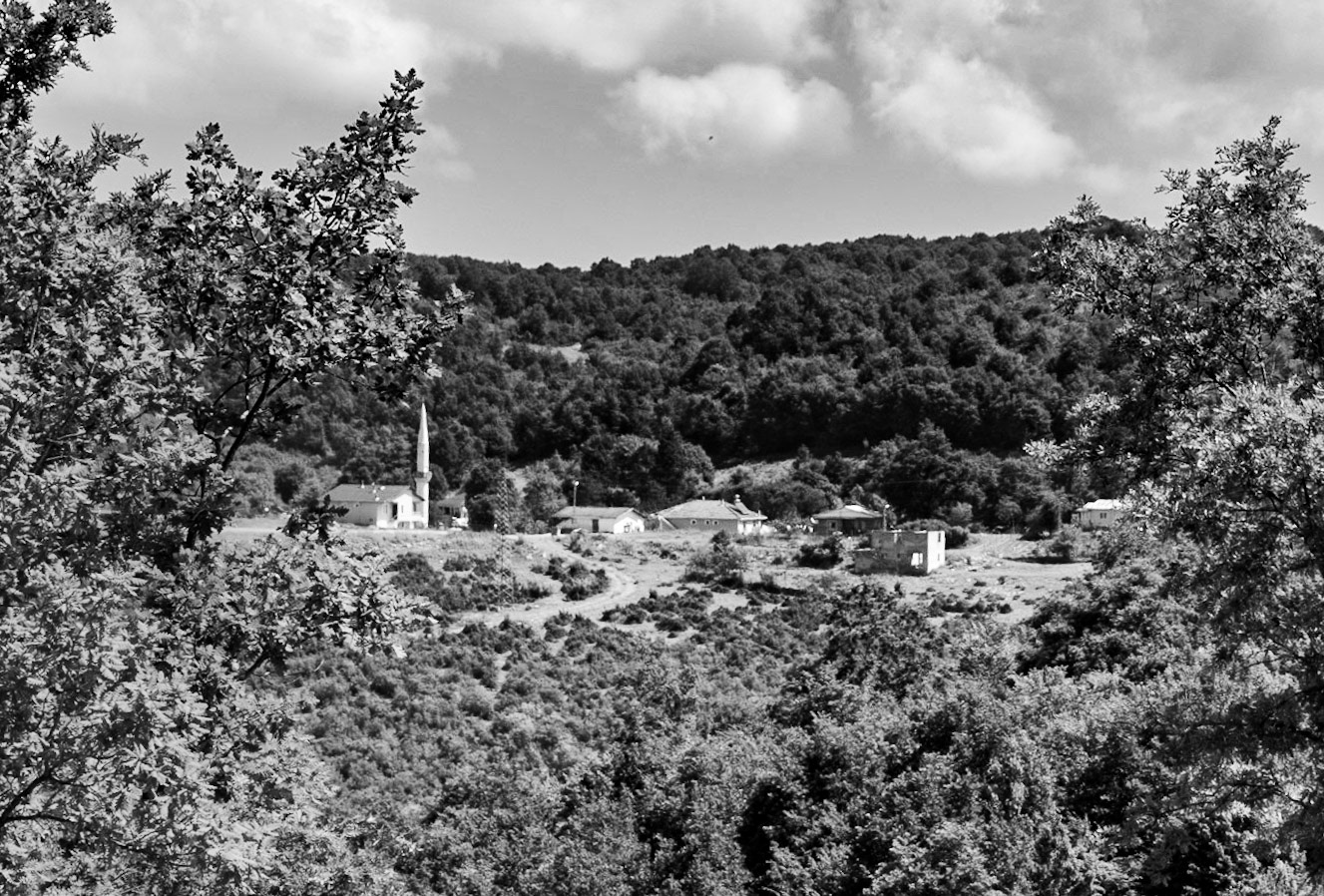 Sarıkavak hamlet from the hill