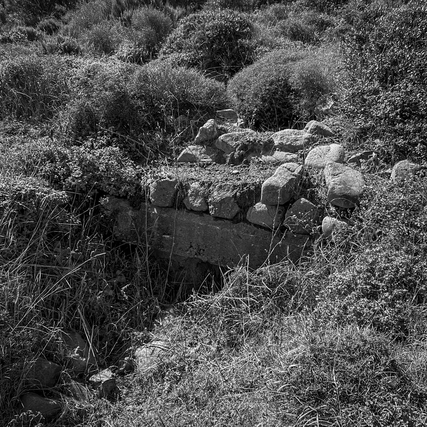 Orta beach: old bunker