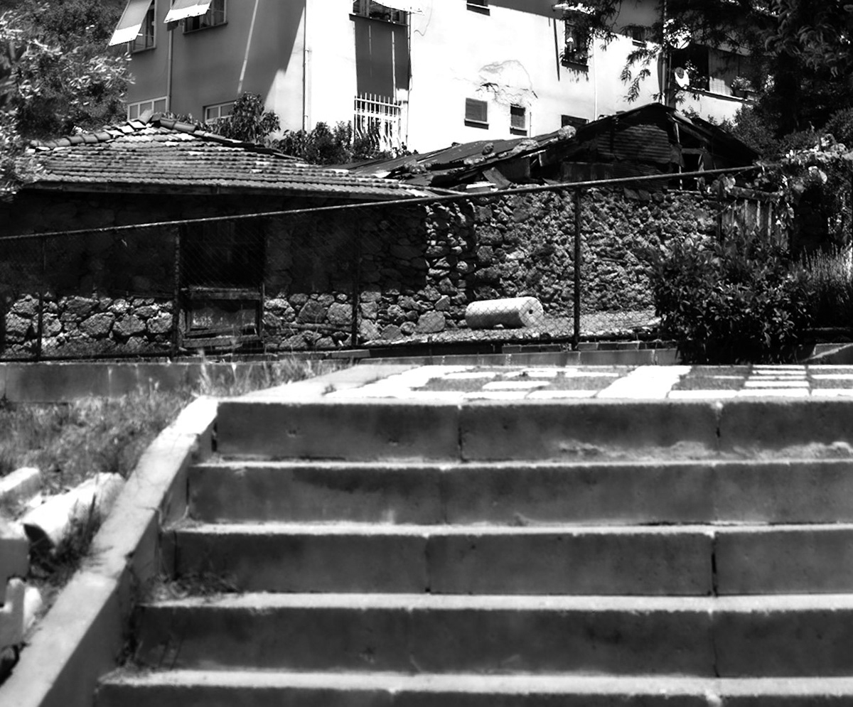 Başıbüyük: former village buildings