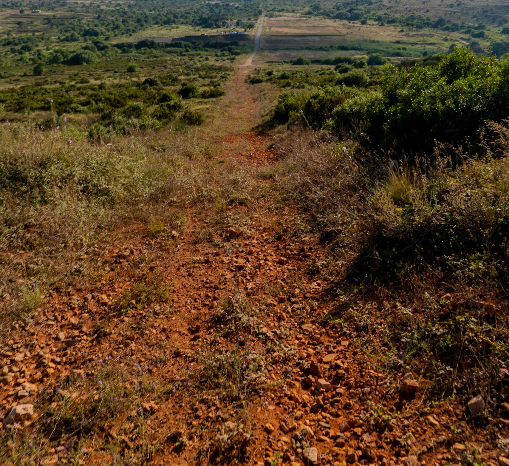 Ortadaǧ large hill: the path to the top