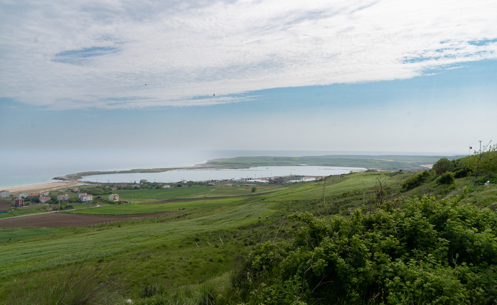 Yeniköy: the active mining area seen from the SW