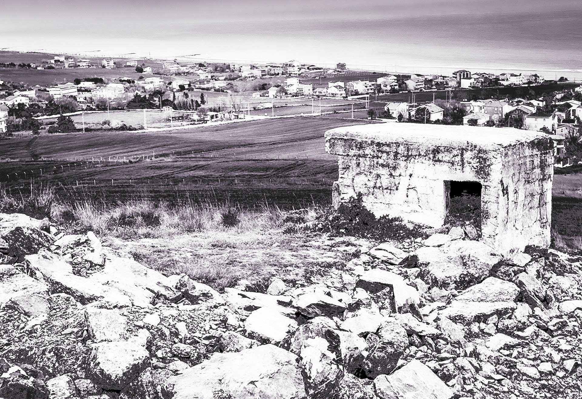 Yeniköy: WW1 bunker and sea view