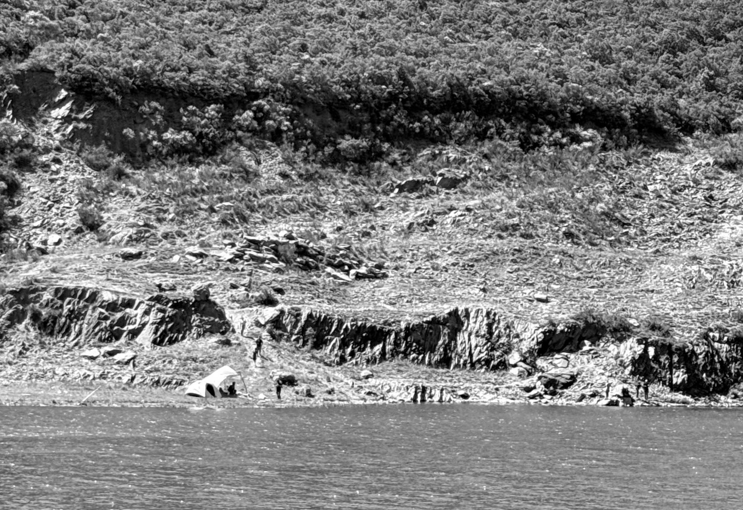 Şamlar gorge: the western side