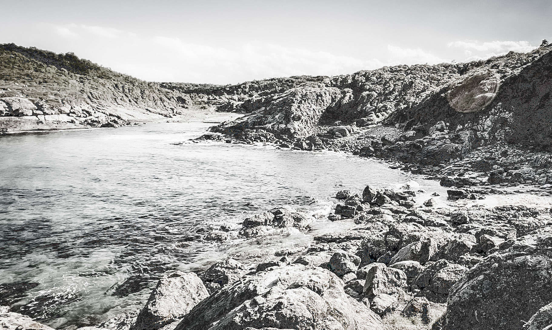 heading west along the line of the Black Sea: coves