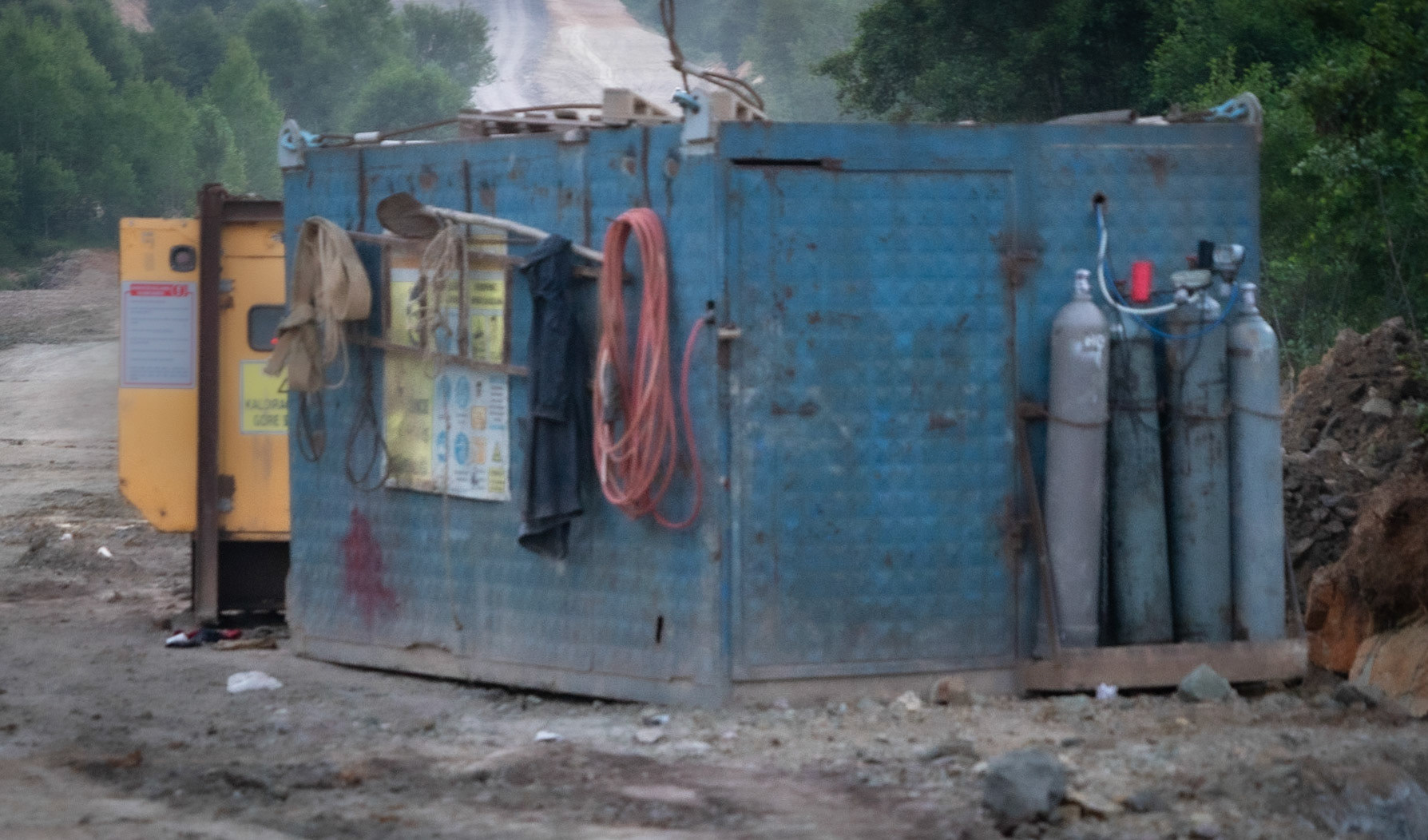 Ömerliköy watermain route: İSKİ works