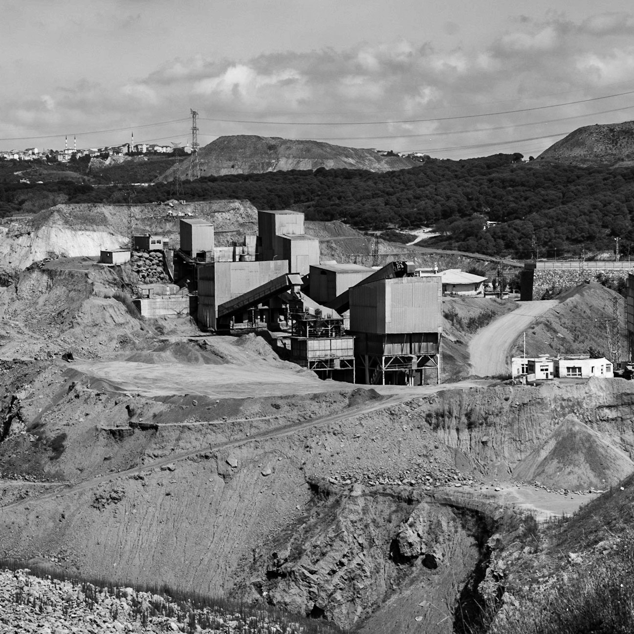 between Sultangazi and Cebeci: mines &amp; cement works