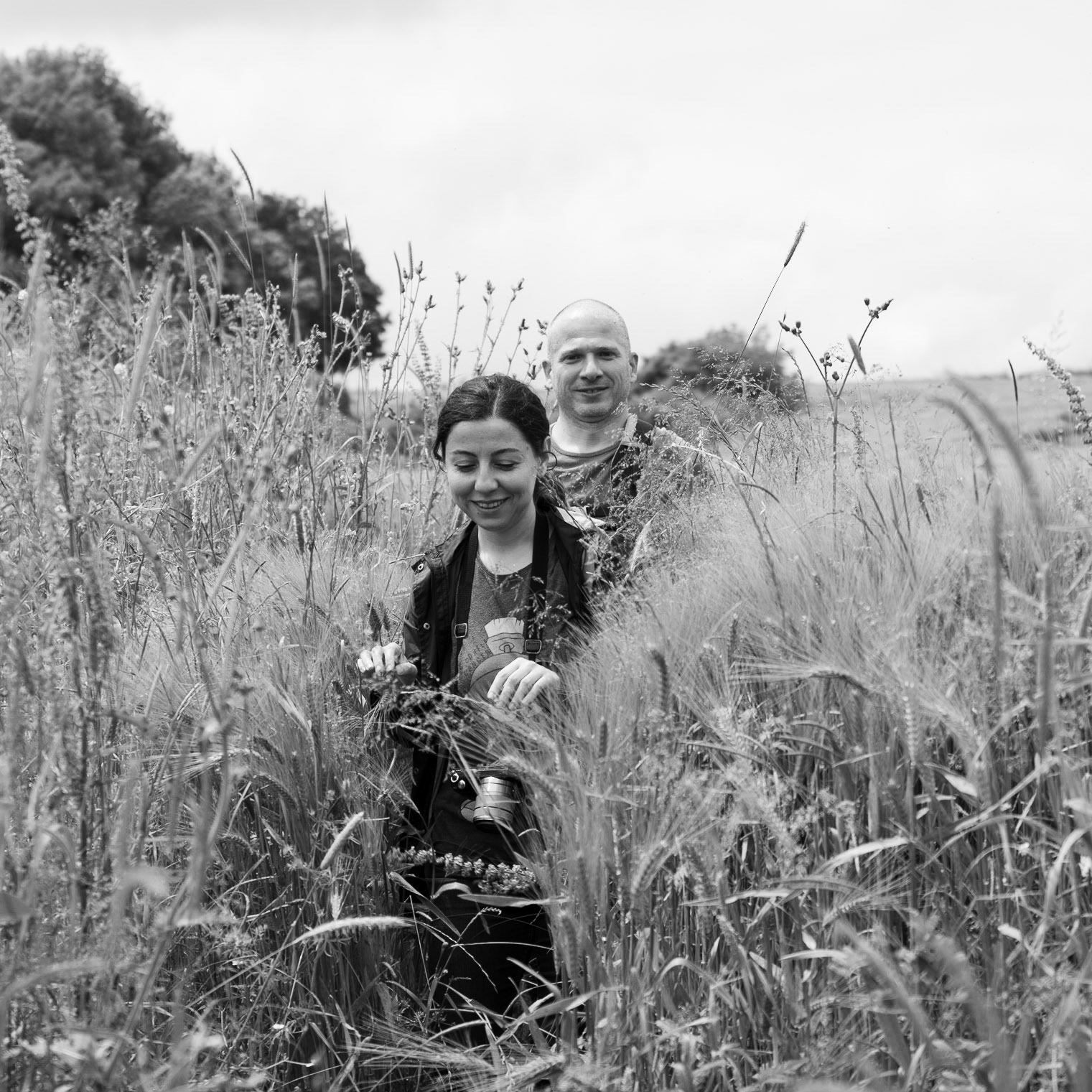Haçımaşlı woodland: making our way through long grass