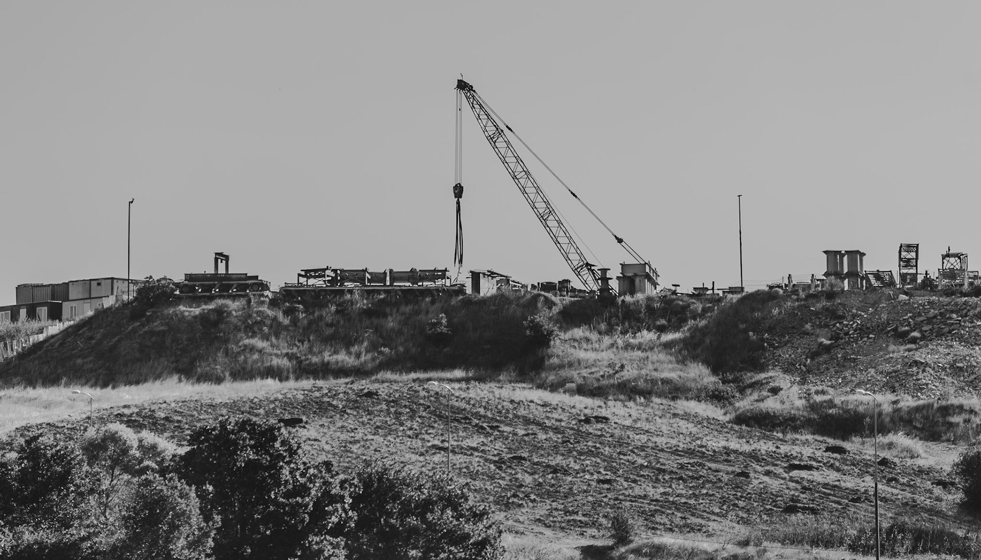 Ayazma valley: construction work