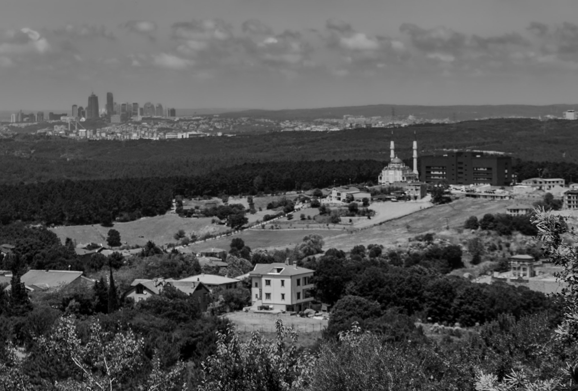 Baklacı southern hill: view of the city