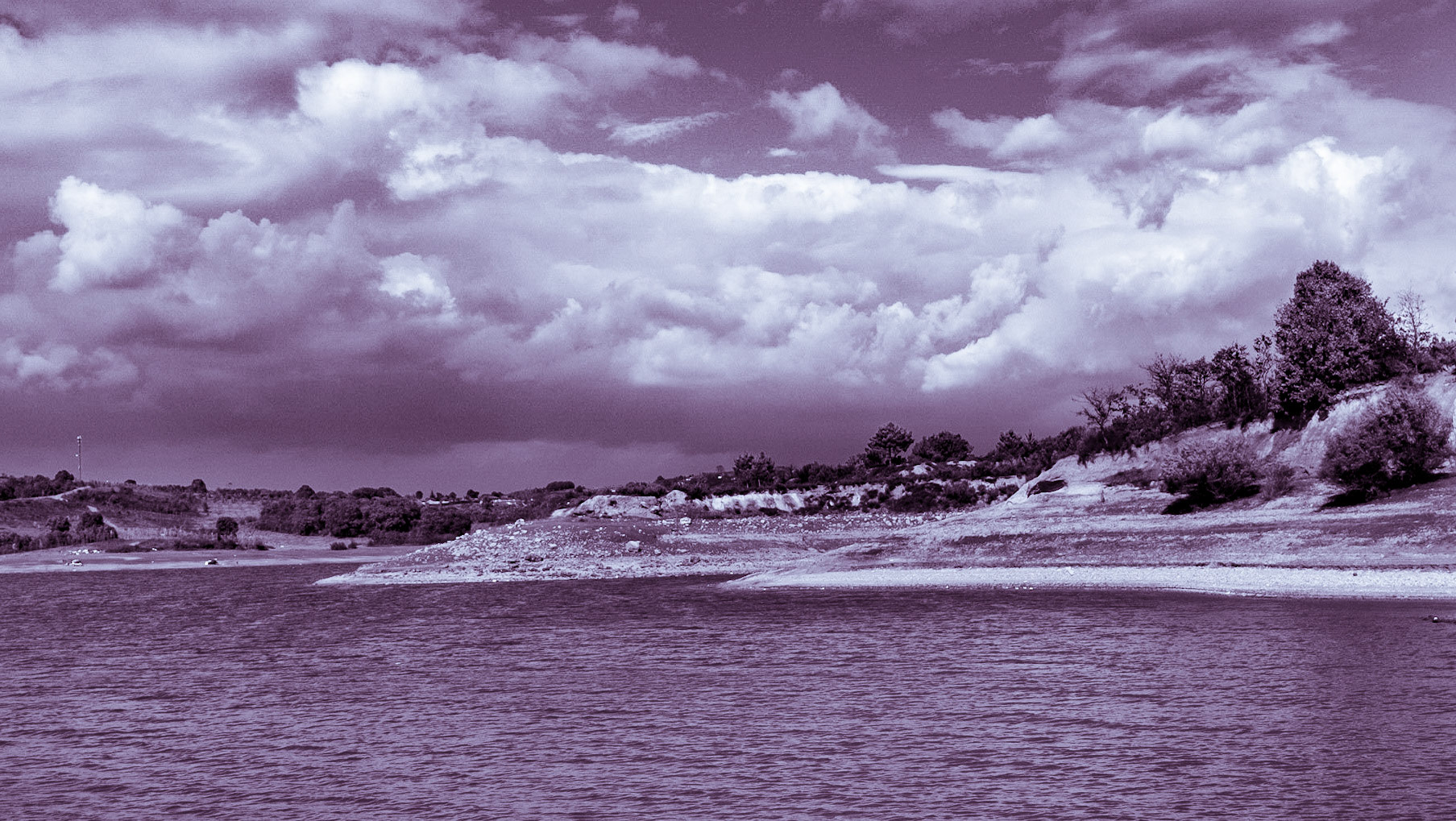 Ömerli reservoir: shorescape