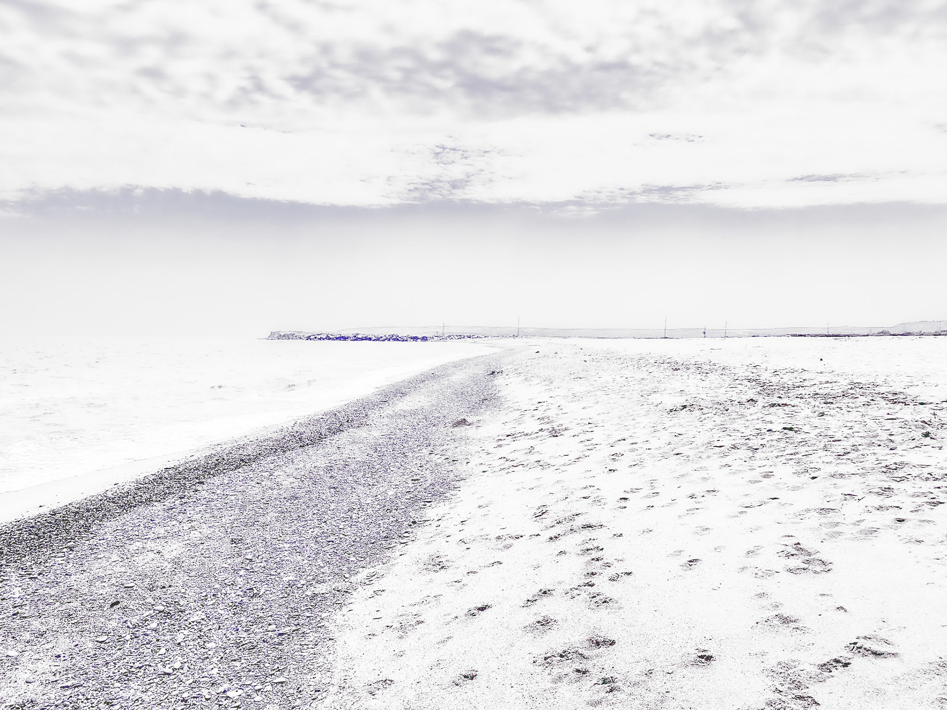 Yeniköy beach: looking east