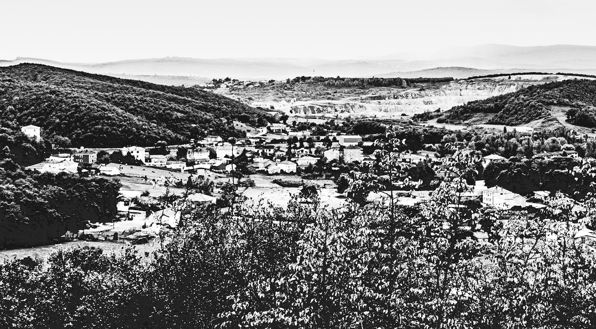 between İshaklıköy and Sarıpınar: paysage