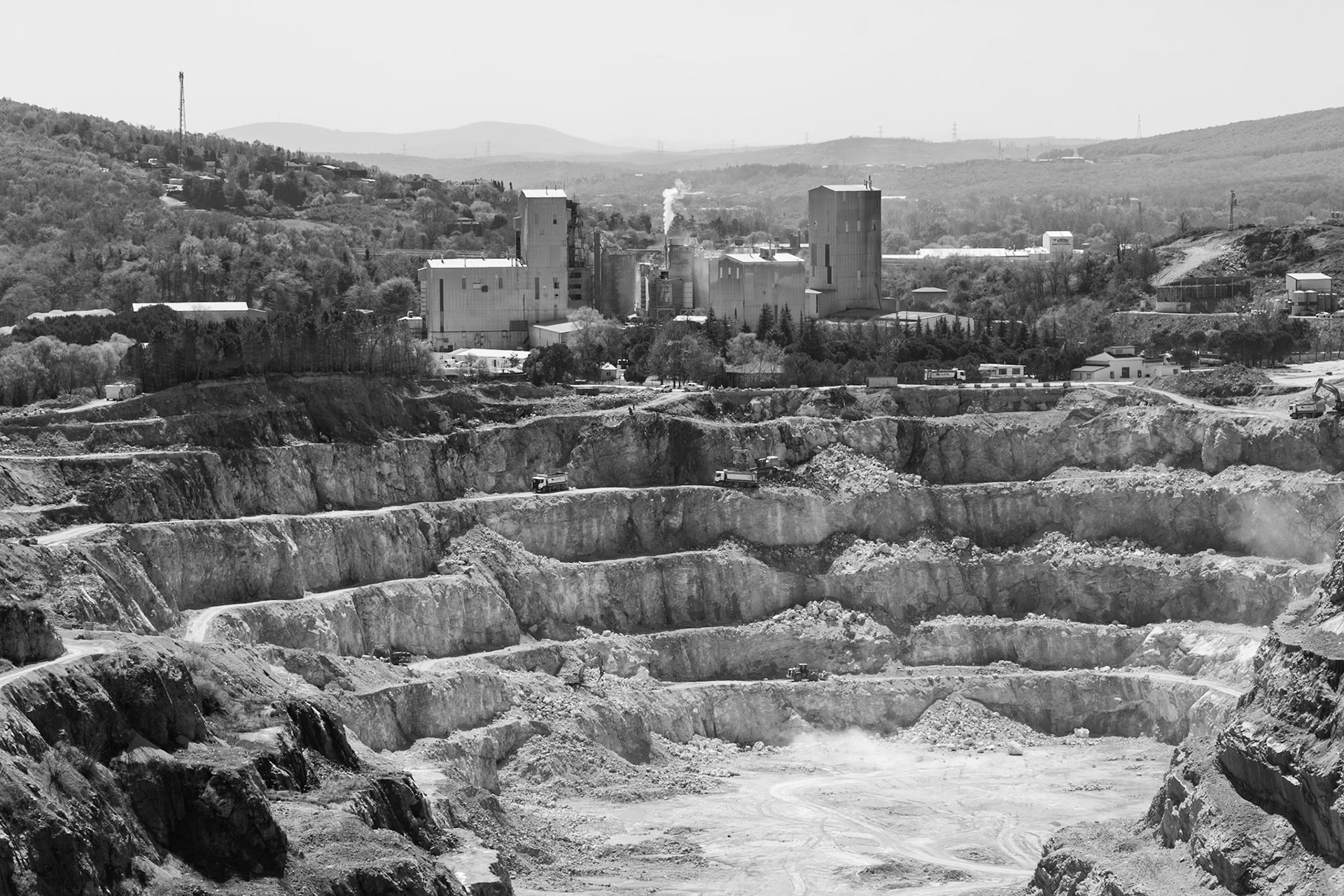 Hüseyinli opencast mine: view