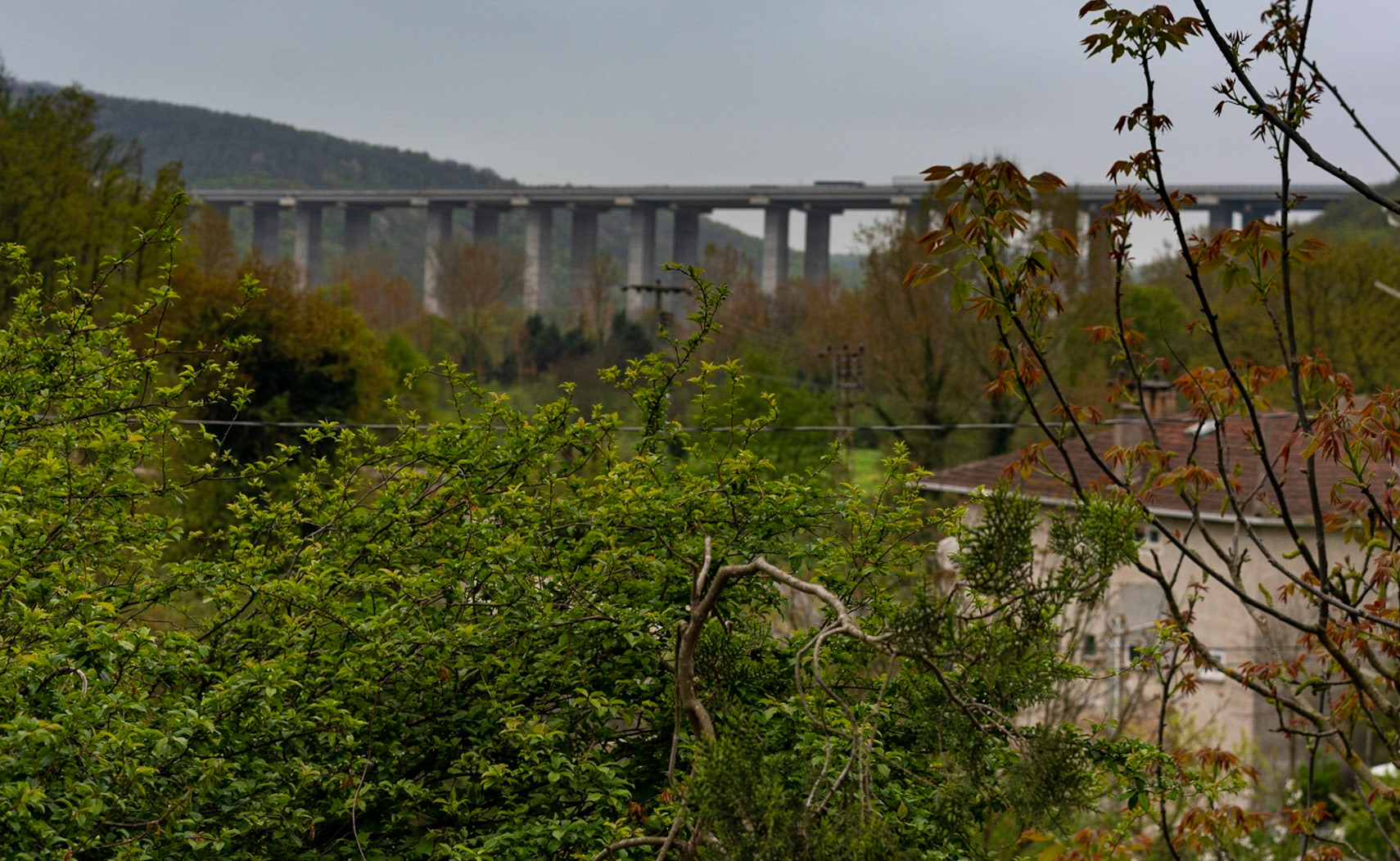 Bozhane: motorway view