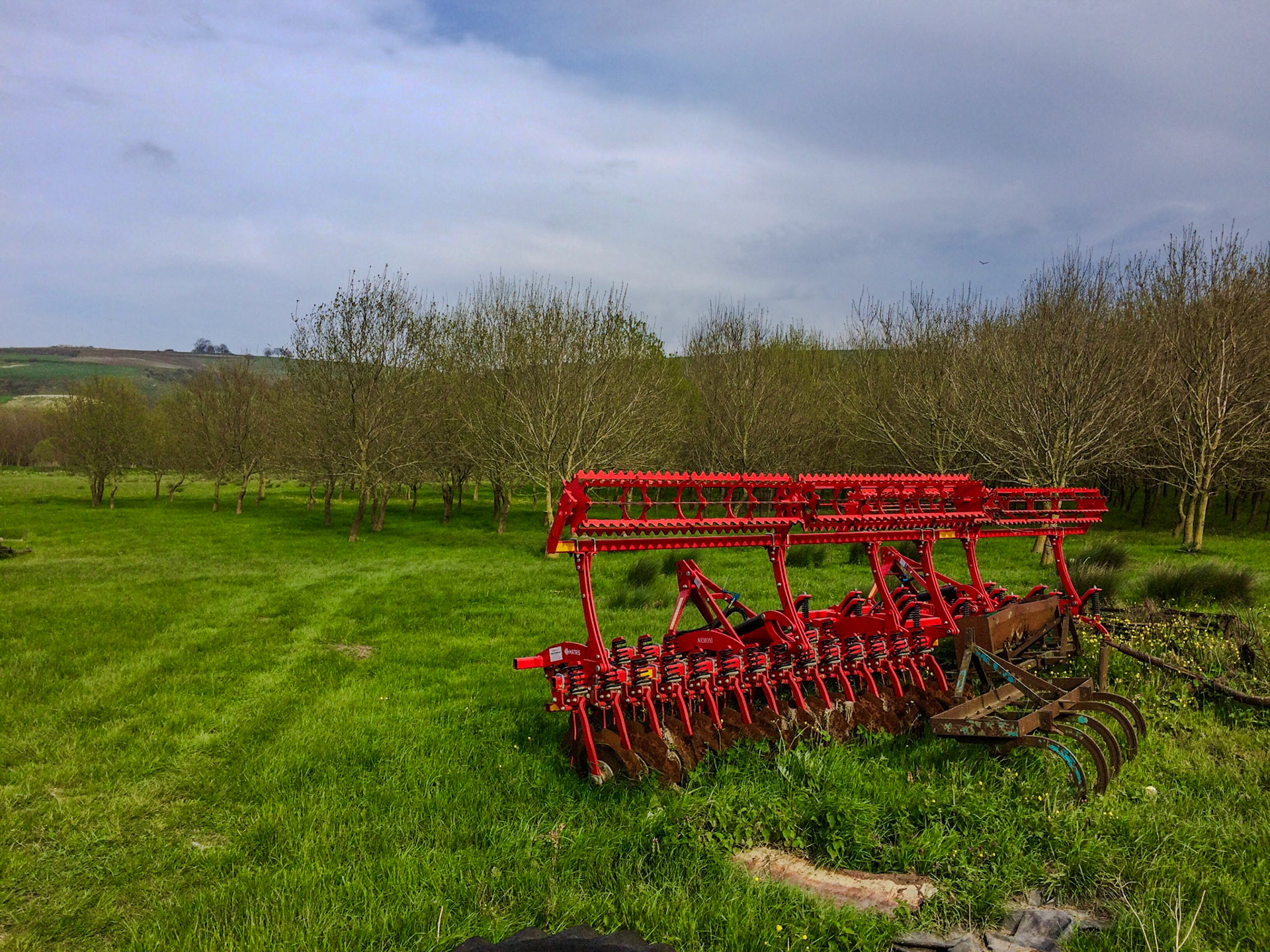 Istanbul University's veterinary farm: a red plough