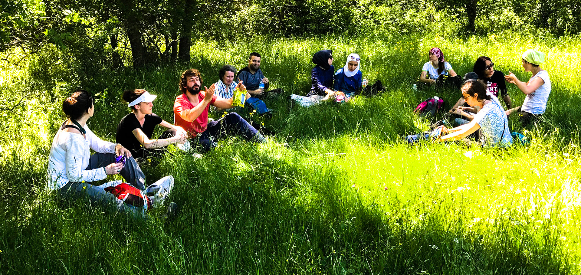 between Baklalı and Dursunköy: a Manetesque lunch in the water-meadow on the east side of the Sazlıdere