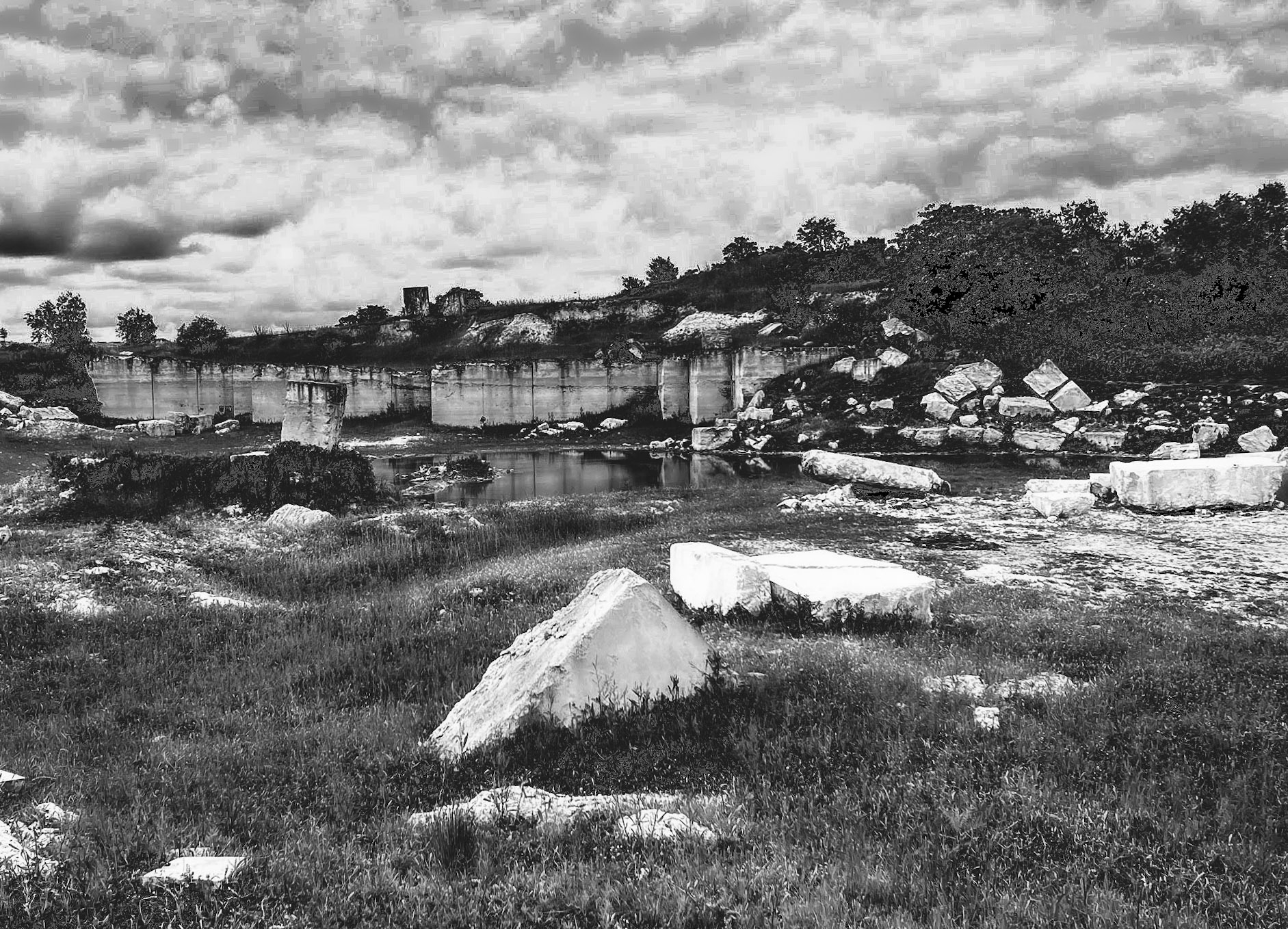Filiboz Ottoman quarry: view