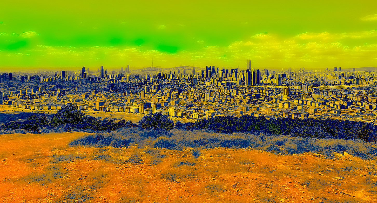 Tekkebayırı tepesi: view west